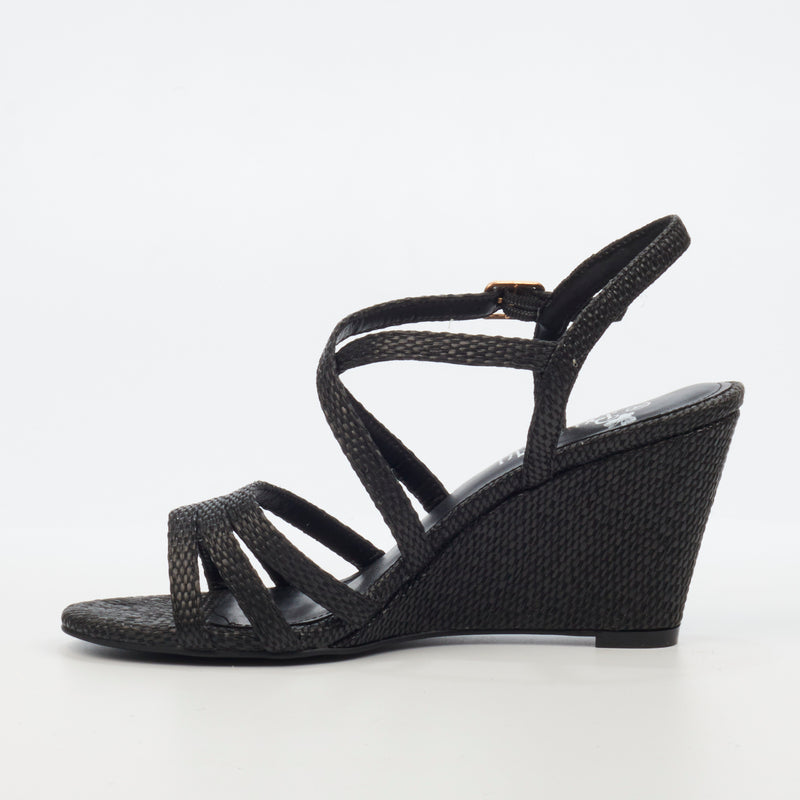 Butterfly Feet Benita 1 Wedge - Black footwear Butterfly Feet   