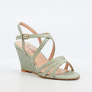 Butterfly Feet Benita 1 Wedge - Mint footwear Butterfly Feet   