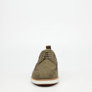 Mazerata Benito 1 Faux Nubuck Shoe - Olive footwear Mazerata
