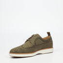 Mazerata Benito 1 Faux Nubuck Shoe - Olive footwear Mazerata