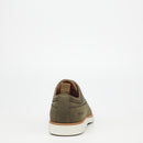 Mazerata Benito 1 Faux Nubuck Shoe - Olive footwear Mazerata