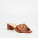 Miss Black Bina 1 Heel - Chocolate footwear Miss Black