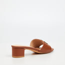 Miss Black Bina 1 Heel - Chocolate footwear Miss Black