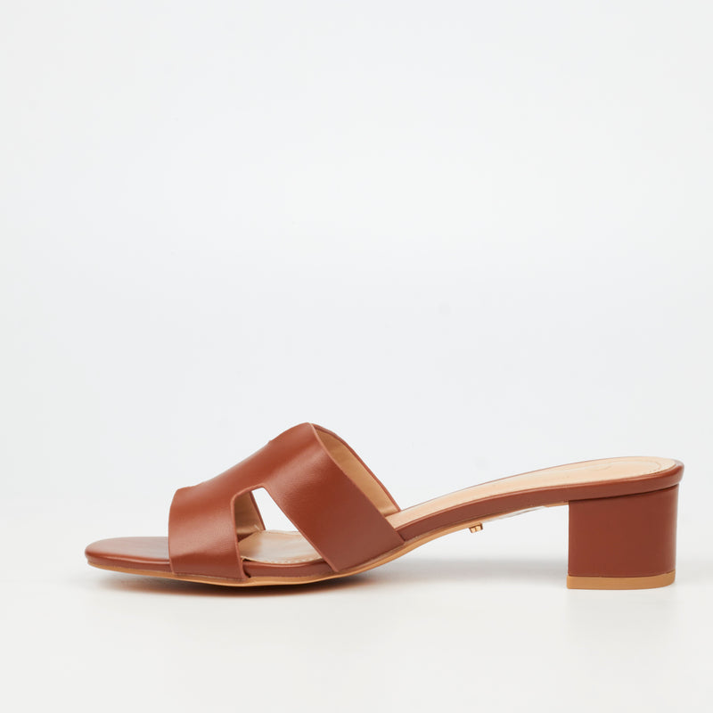Miss Black Bina 3 Heel - Tan footwear Miss Black