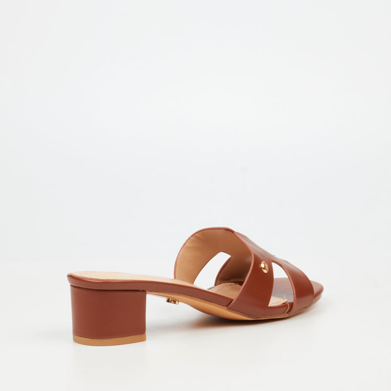 Miss Black Bina 3 Heel - Tan footwear Miss Black