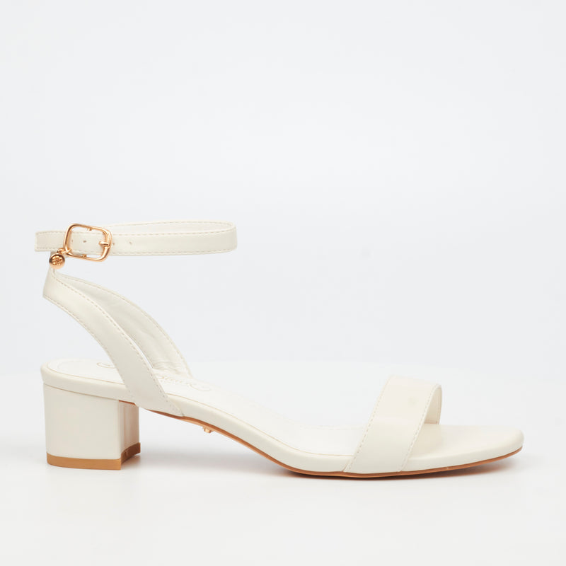 Miss Black Bina 4 Heel - White footwear Miss Black