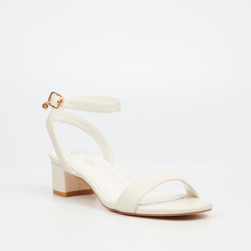 Miss Black Bina 4 Heel - White footwear Miss Black