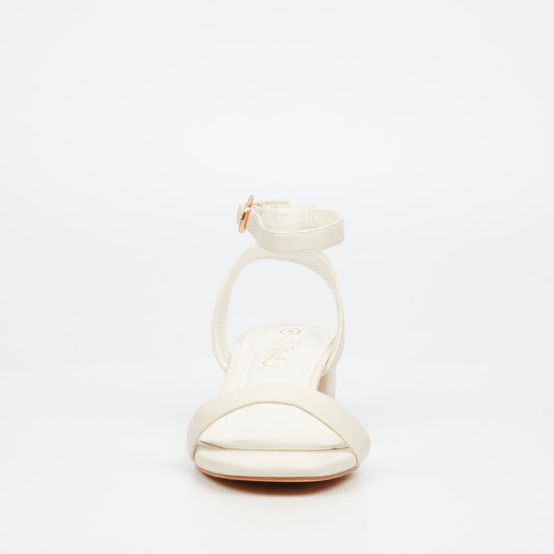 Miss Black Bina 4 Heel - White footwear Miss Black
