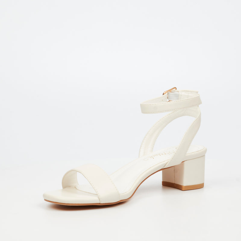 Miss Black Bina 4 Heel - White footwear Miss Black