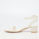 Miss Black Bina 4 Heel - White footwear Miss Black