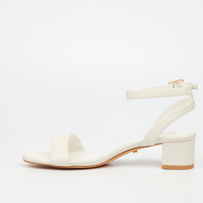 Miss Black Bina 4 Heel - White footwear Miss Black
