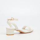 Miss Black Bina 4 Heel - White footwear Miss Black
