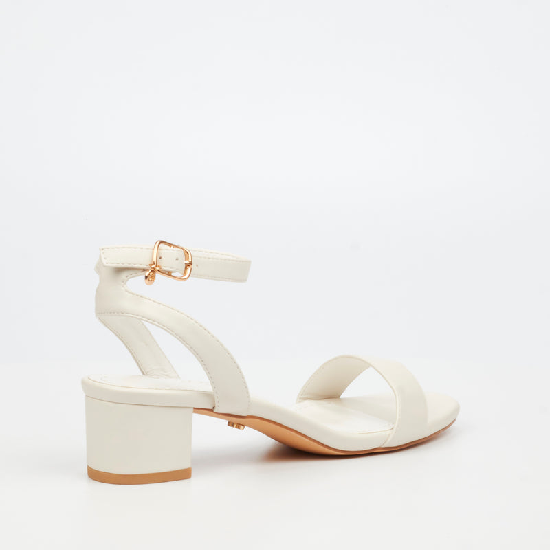 Miss Black Bina 4 Heel - White footwear Miss Black