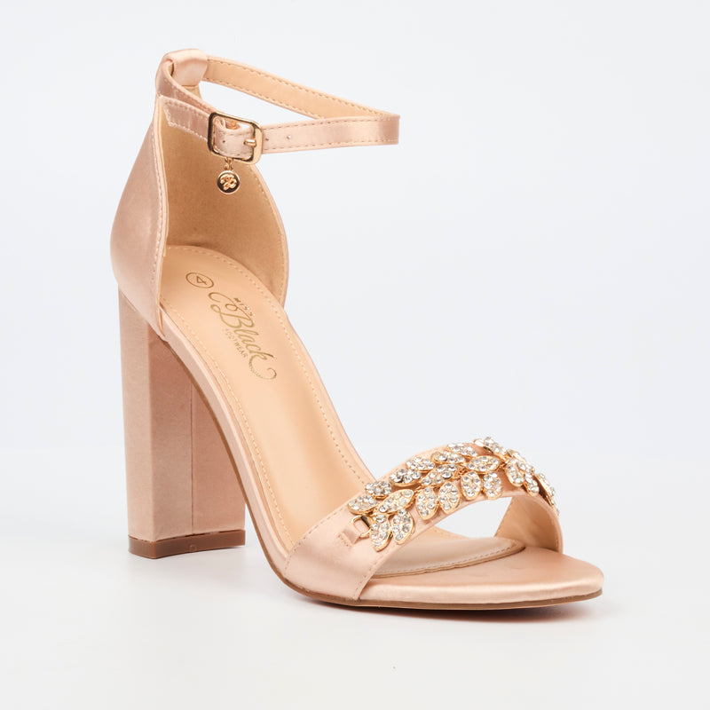 Miss Black Border 7 Heel - Champagne footwear Miss Black   