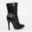 MIss Black Boss 19 Ankle Boot - Black footwear Miss Black
