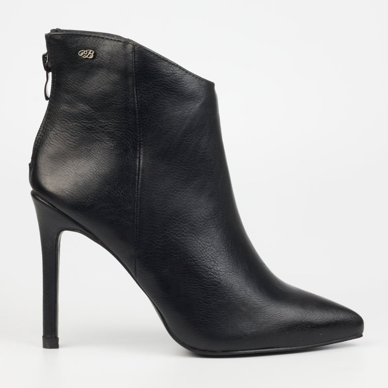 Miss Black Boss 1 Ankle Boot - Black footwear Miss Black   