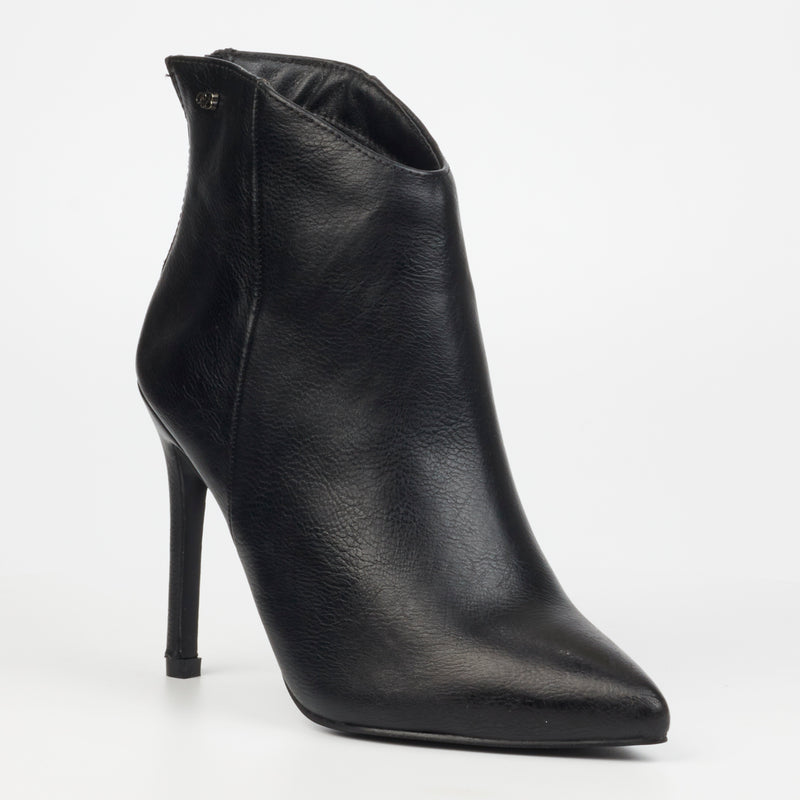 Miss Black Boss 1 Ankle Boot - Black footwear Miss Black   