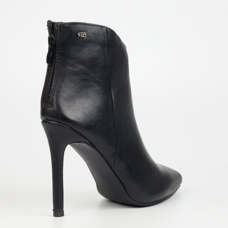 Miss Black Boss 1 Ankle Boot - Black footwear Miss Black   