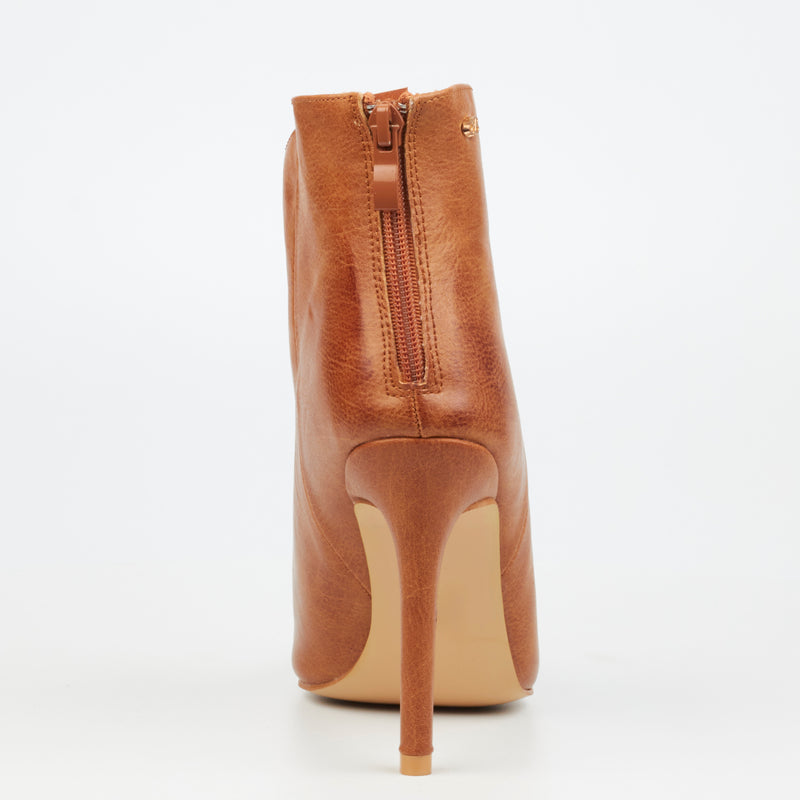 Miss Black Boss 1 Ankle Boot - Tan footwear Miss Black   