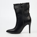 Miss Black Boss 20 Ankle Boot - Black footwear Miss Black
