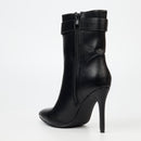 Miss Black Boss 20 Ankle Boot - Black footwear Miss Black