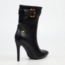 Miss Black Boss 20 Ankle Boot - Black footwear Miss Black