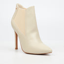 MIss Black Boss 25 Ankle Boot - Bone footwear Miss Black