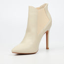 MIss Black Boss 25 Ankle Boot - Bone footwear Miss Black