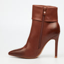Miss Black Boss 28 Ankle Boot - Brown footwear Miss Black