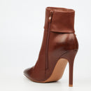 Miss Black Boss 28 Ankle Boot - Brown footwear Miss Black