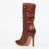 Miss Black Boss 3 Ankle Boot - Brown footwear Miss Black