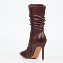 Miss Black Boss 3 Ankle Boot - Wine footwear Miss Black