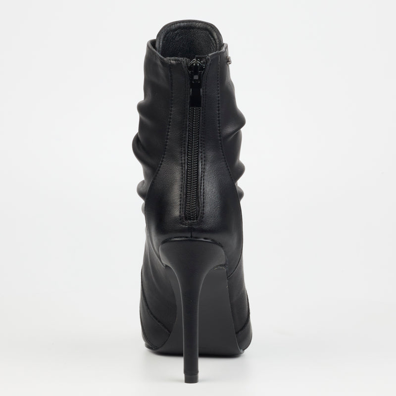 Miss Black Boss 4 Ankle Boot - Black footwear Miss Black   