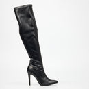 Miss Black Boss 7 High Boot - Black footwear Miss Black