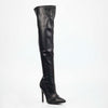 Miss Black Boss 7 High Boot - Black footwear Miss Black