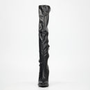 Miss Black Boss 7 High Boot - Black footwear Miss Black
