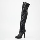 Miss Black Boss 7 High Boot - Black footwear Miss Black