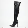 Miss Black Boss 7 High Boot - Black footwear Miss Black