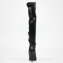 Miss Black Boss 7 High Boot - Black footwear Miss Black