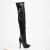 Miss Black Boss 7 High Boot - Black footwear Miss Black