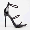 Miss Black Bou 6 Heel - Black footwear Miss Black