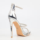 Miss Black Bou 6 Heel - Silver footwear Miss Black