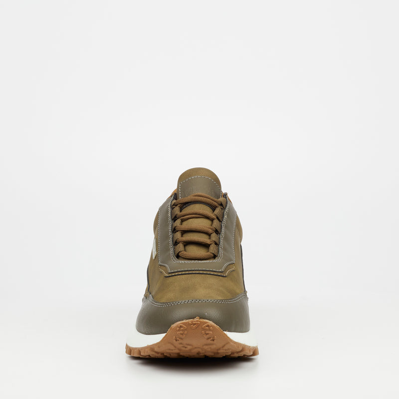 Urbanart Brave 3 Faux Nubuck / Faux Wax Sneaker - Taupe footwear UBRT   
