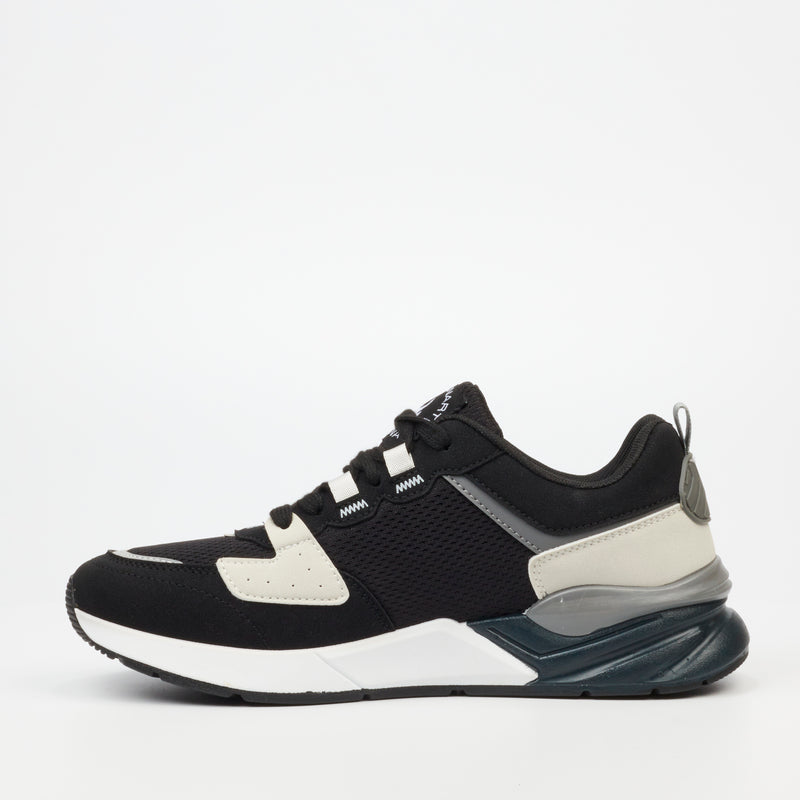 Urbanart Brazza 1 Faux Nubuck Sneaker - Black footwear UBRT