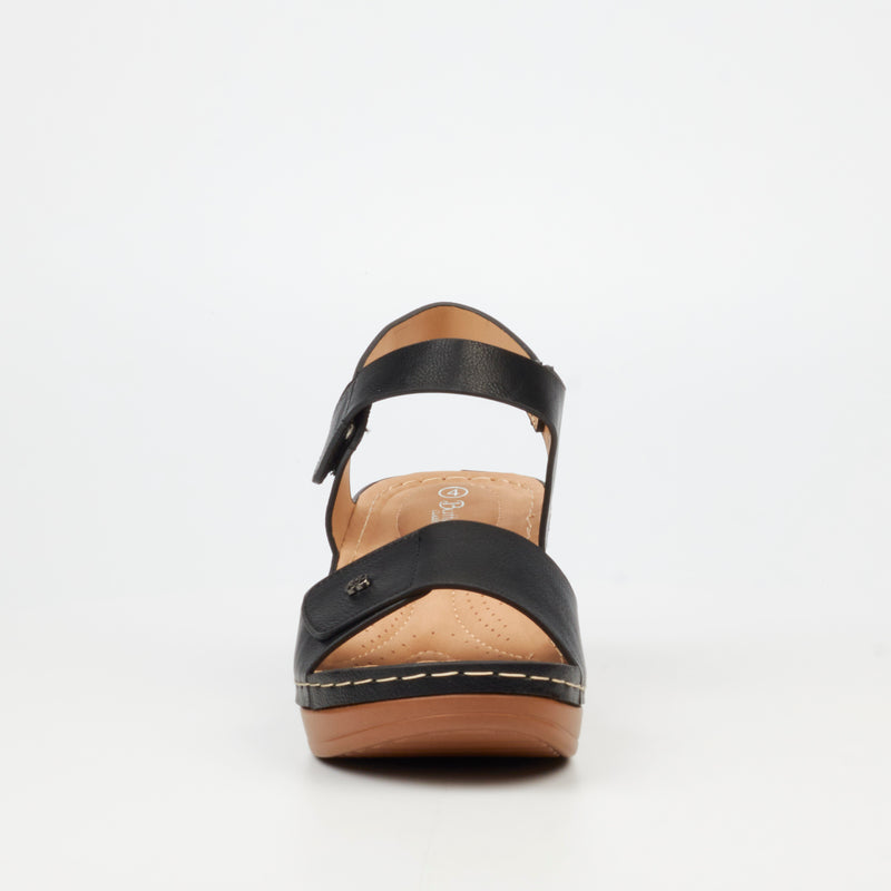 Butterfly Classics Brenda 1 Wedge - Black footwear Butterfly Classics