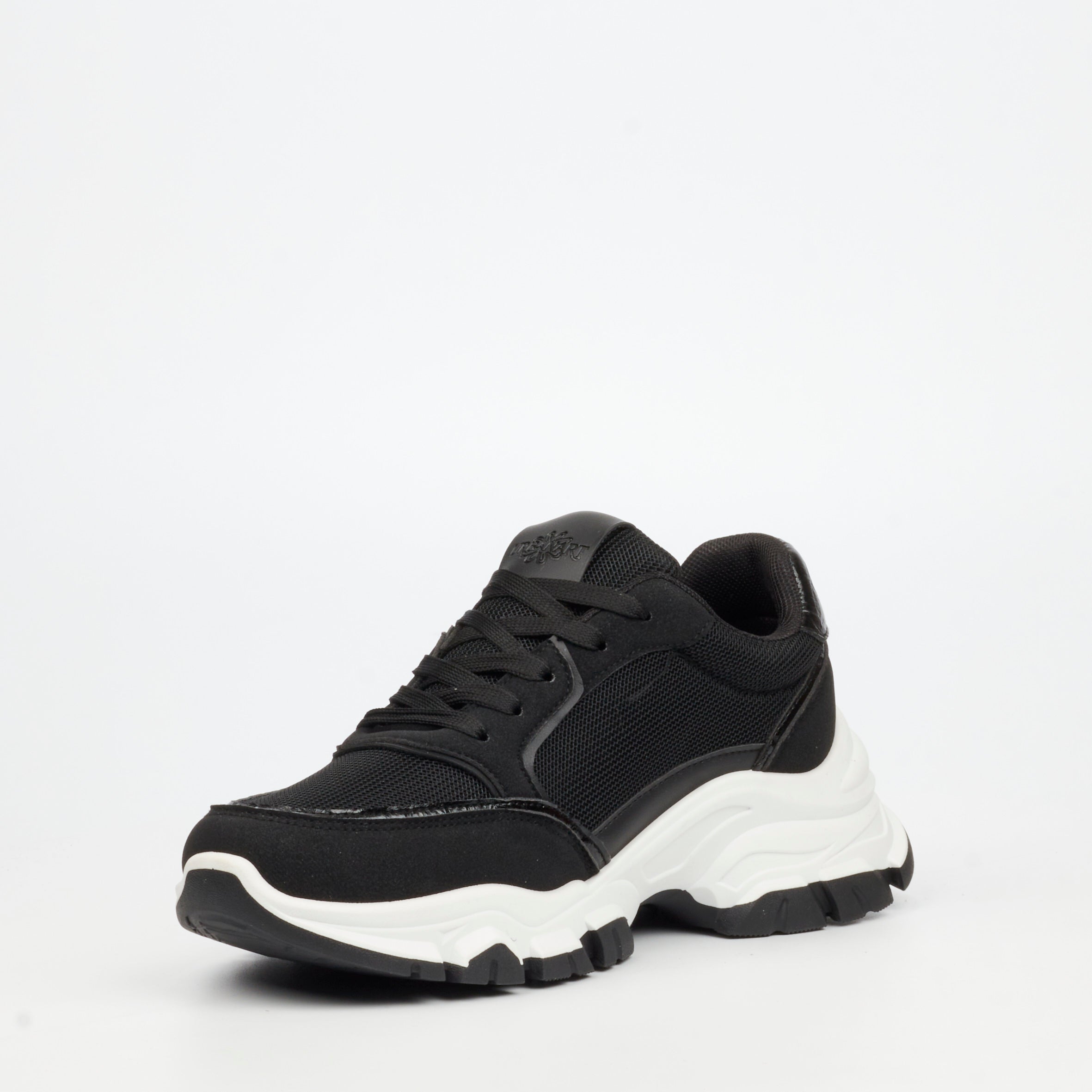Urbanart Britney 2 Mesh / Faux Suede Snealer - Black(ladies) footwear UBRT