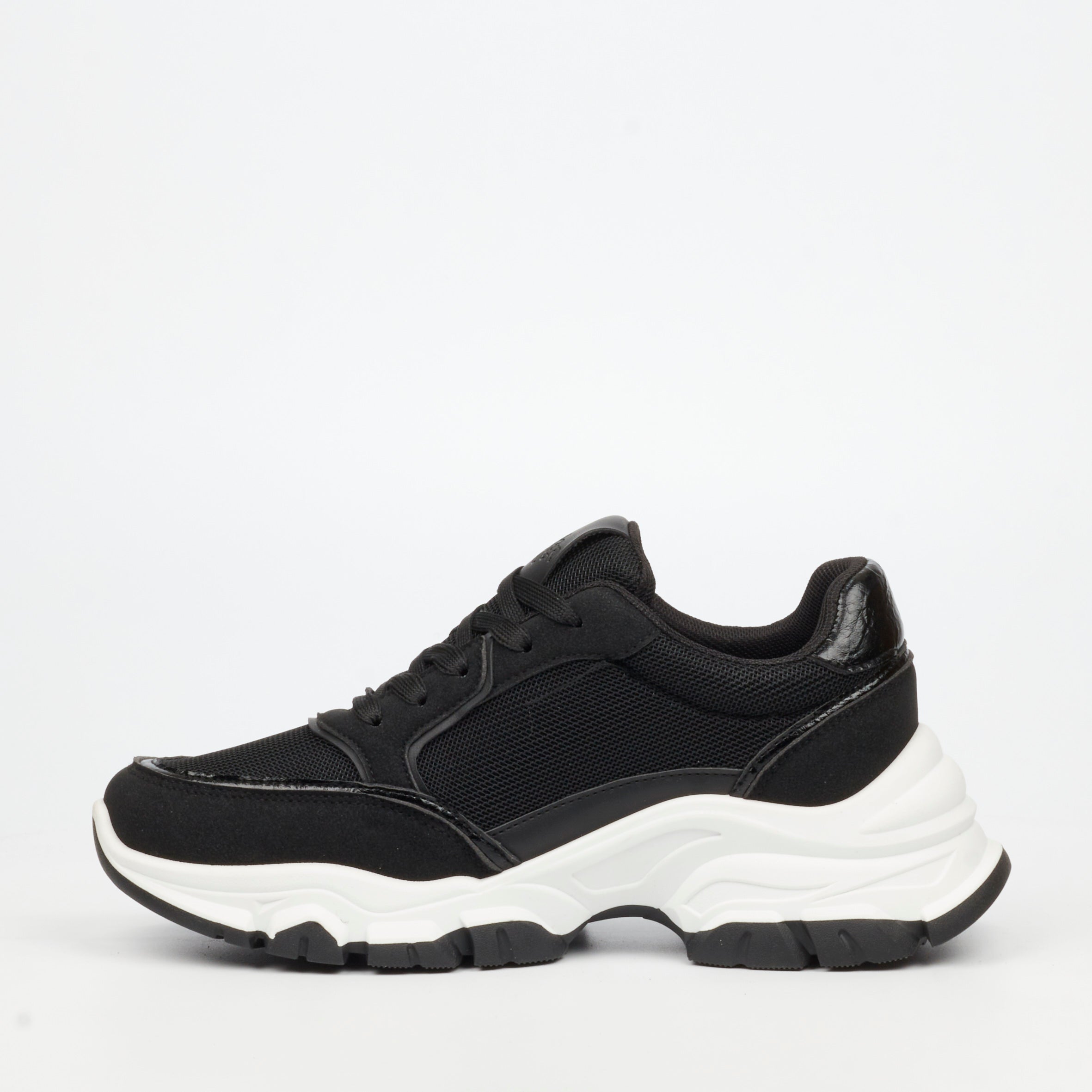 Urbanart Britney 2 Mesh / Faux Suede Snealer - Black(ladies) footwear UBRT