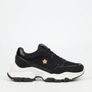 Urbanart Britney 2 Mesh /  Faux Suede Snealer -  Black(ladies)