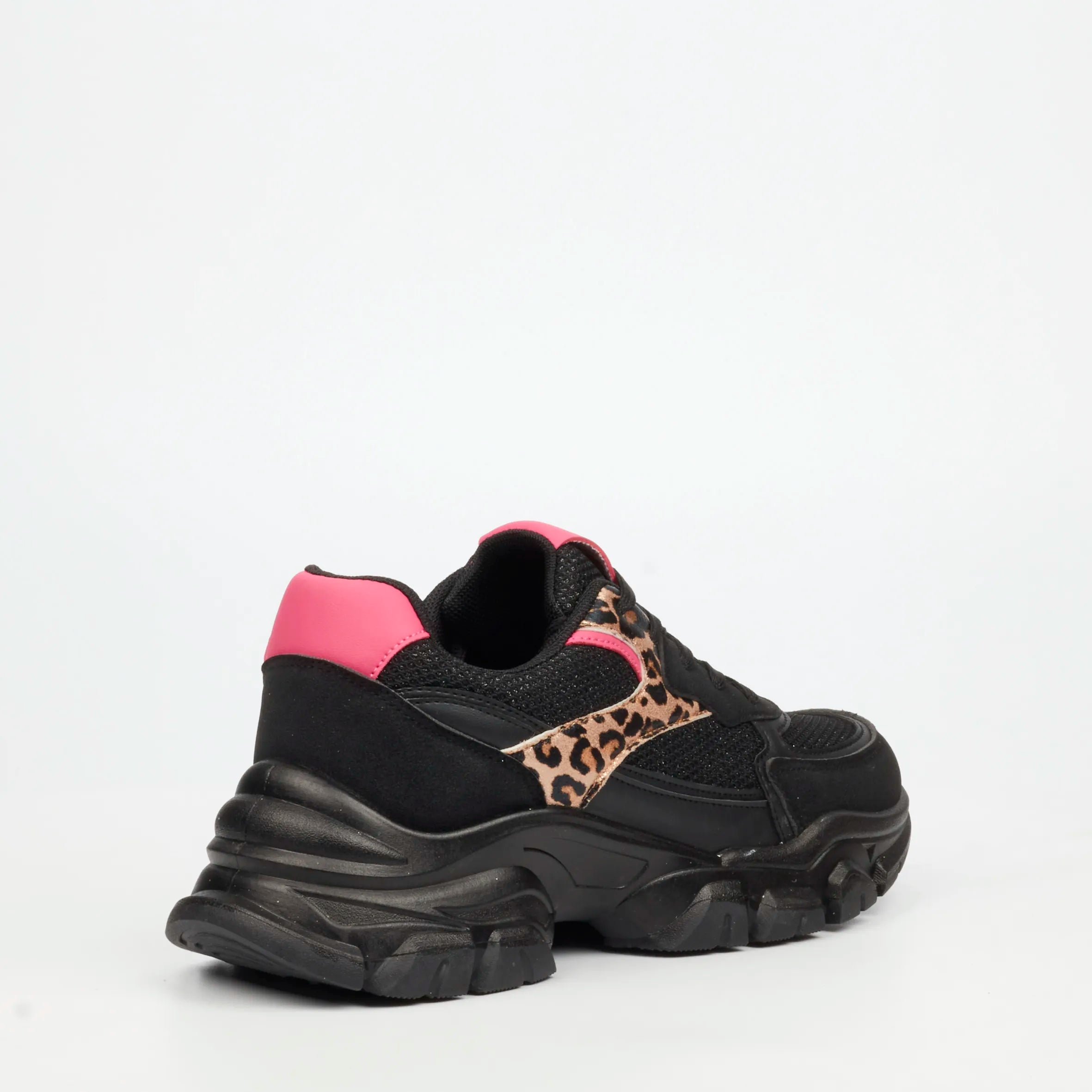 Urbanart Britney 6 Faux Nubuck / Knit Sneaker - Black (Ladies)