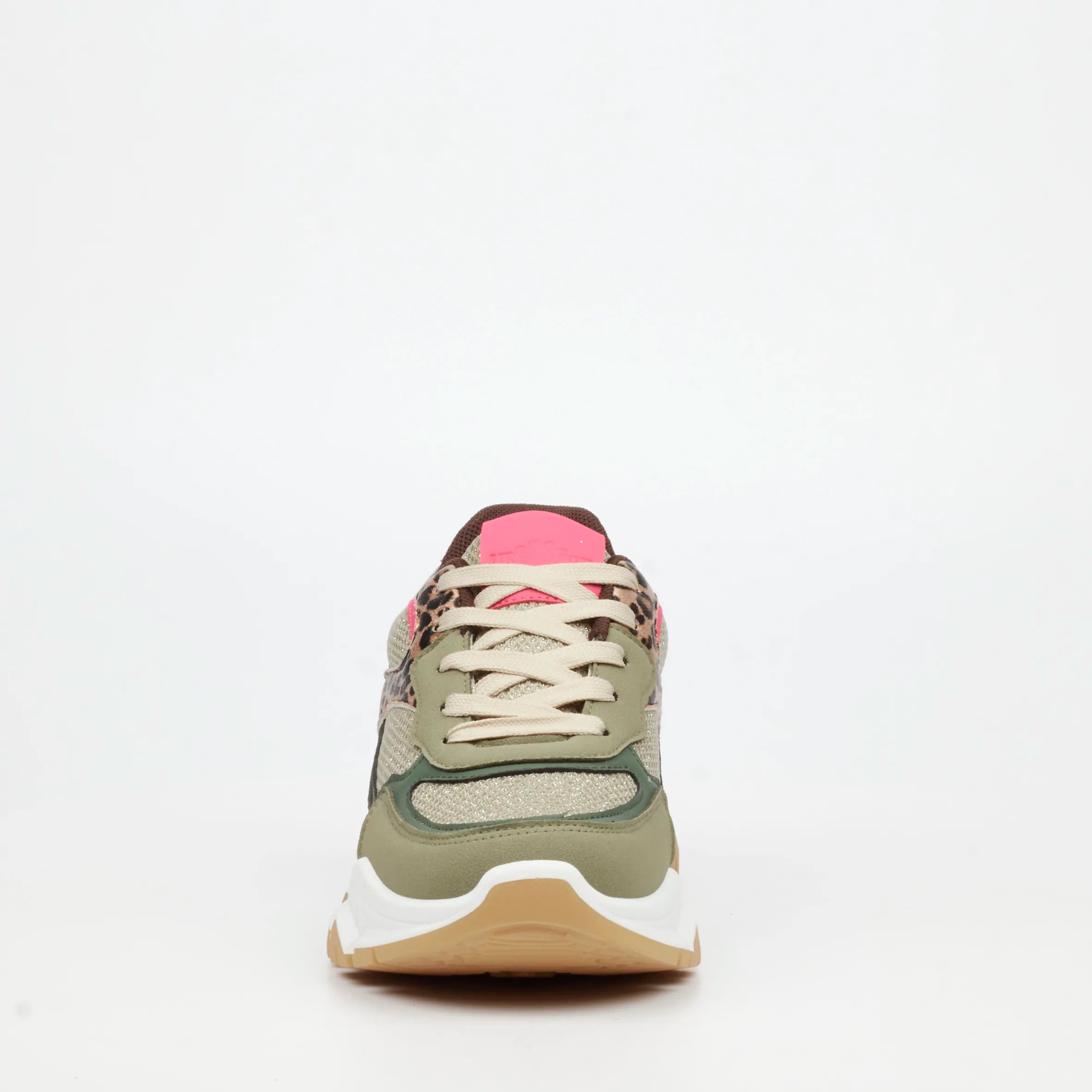 Urbanart Britney 6 Faux Nubuck / Knit Sneaker - Olive (Ladies)